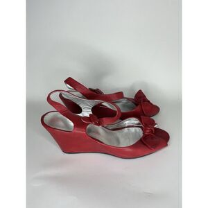 Ecco Shoes Sandals Wedge Heels Ankle Strap Rex Leather